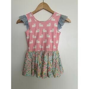 NWT Cheeky Plum Bunny dress size 8Y